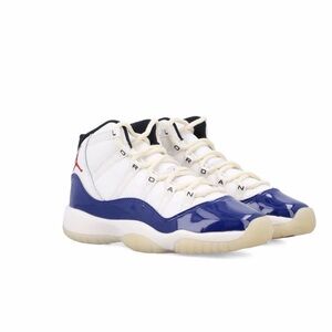 Men's High-Top Sneakers in White, Blue and White. Jordan.